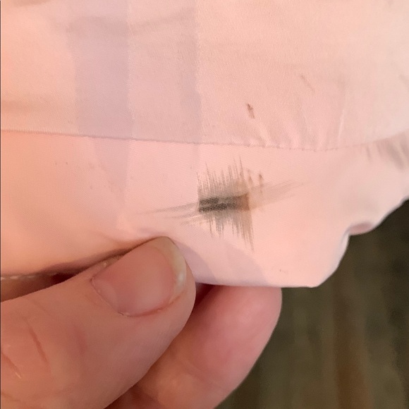 Calvin Klein Pink Vest with White Fur Collar - Picture 5 of 6